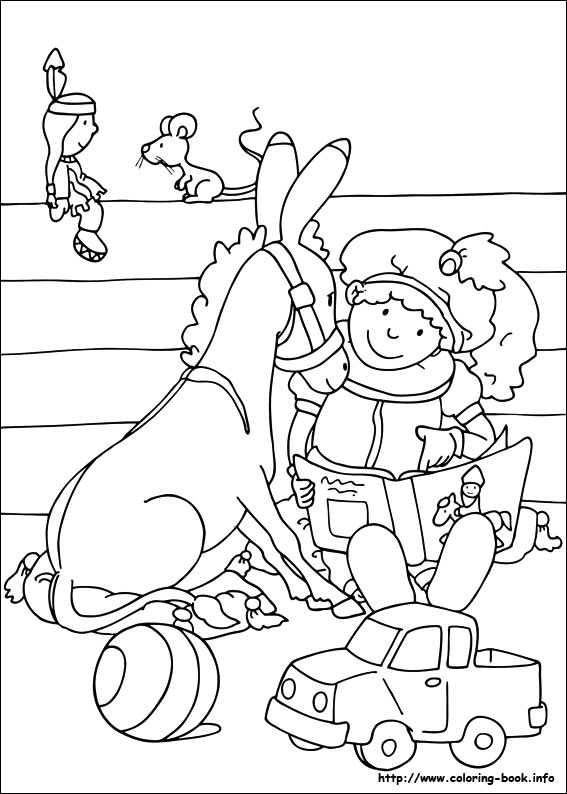 Saint Nicholas coloring picture