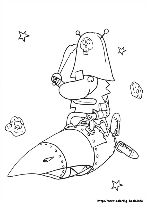 SamSam coloring picture