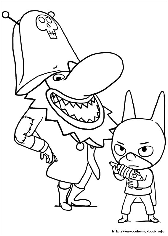 SamSam coloring picture