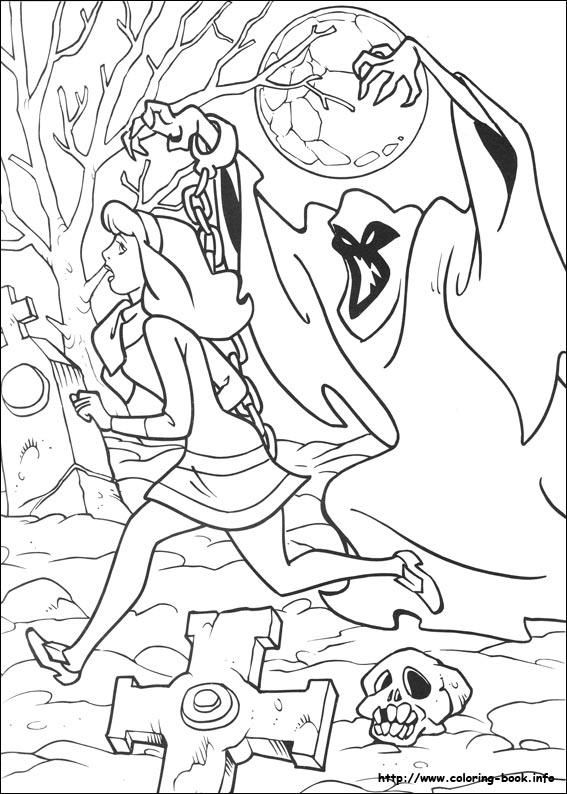 Scooby-Dou coloring picture