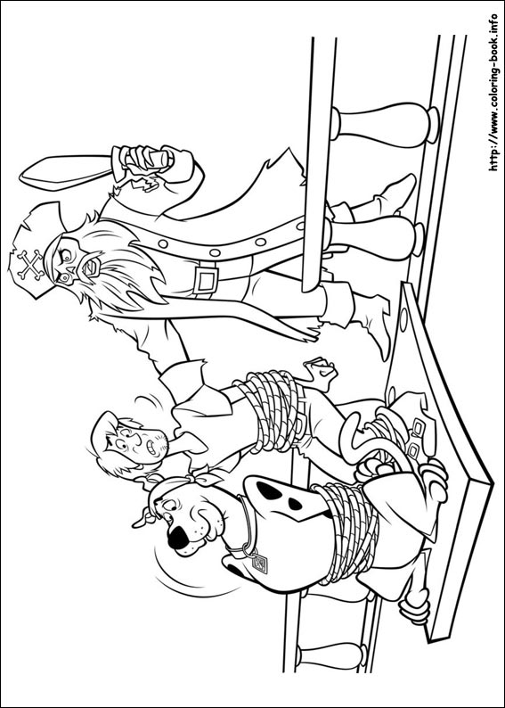 Scooby-Dou coloring picture