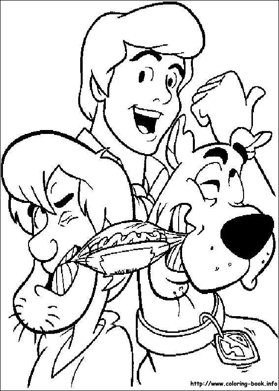 Scooby-Dou coloring picture