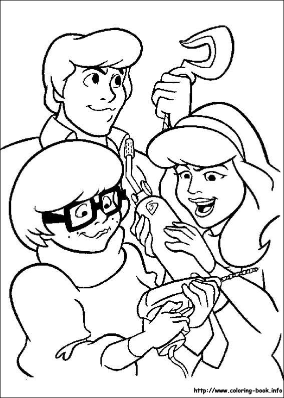 Scooby-Dou coloring picture