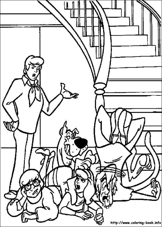 Scooby-Dou coloring picture