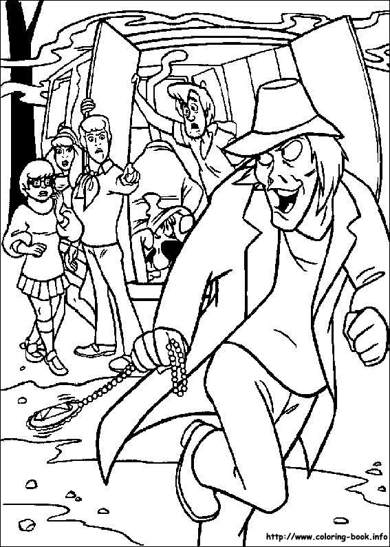 Scooby-Dou coloring picture