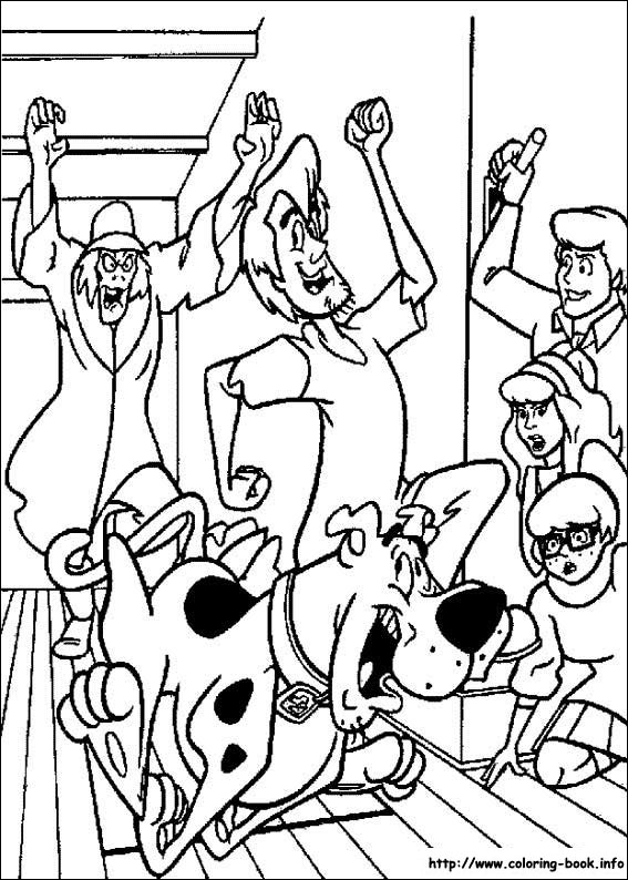 Scooby-Dou coloring picture