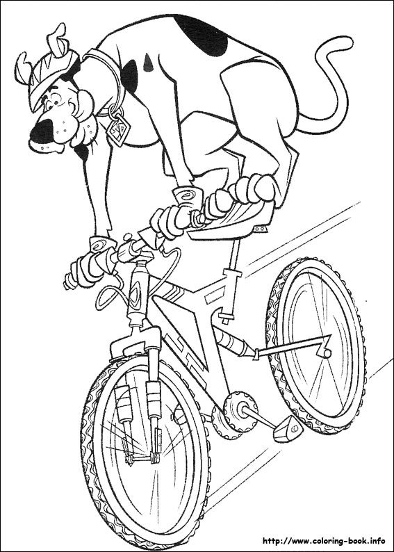 Scooby-Dou coloring picture