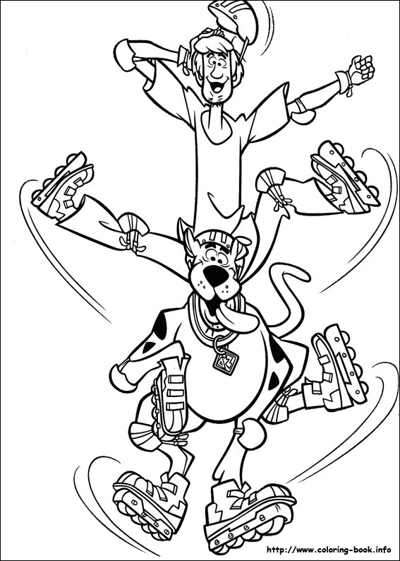 Scooby-Dou coloring picture