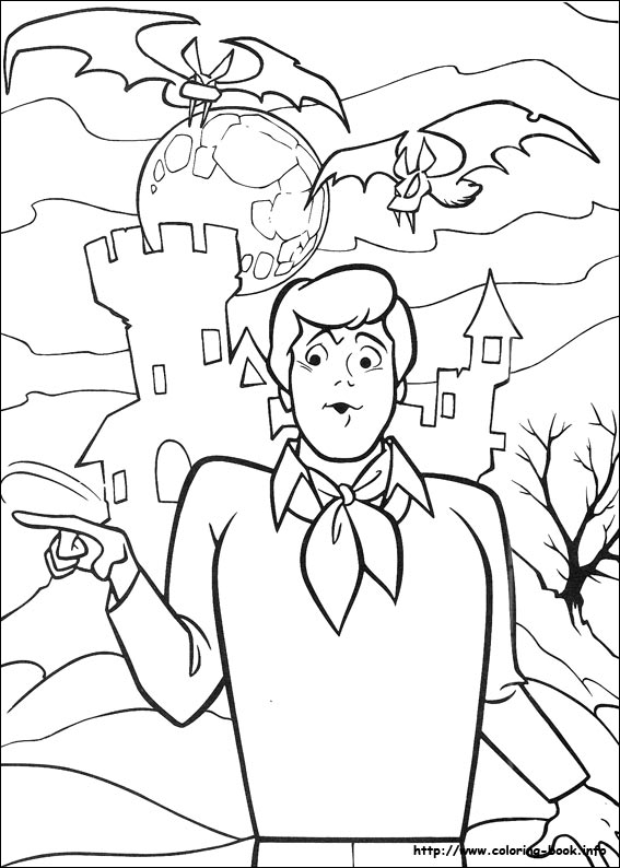 Scooby-Dou coloring picture