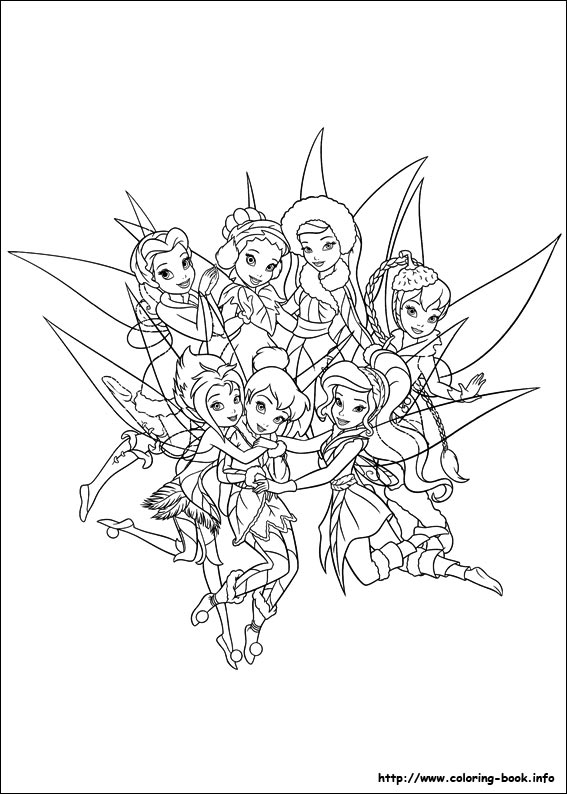 Secret of the Wings coloring picture