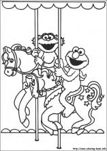 Sesame Street Printable Coloring Pages