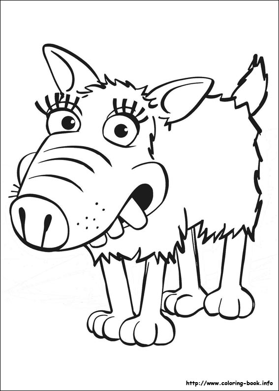 Shaun the Sheep coloring picture
