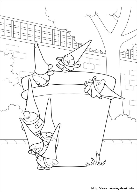 Sherlock Gnomes coloring picture