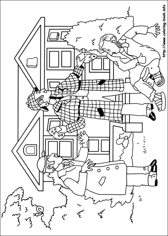 Sherlock Holmes coloring picture