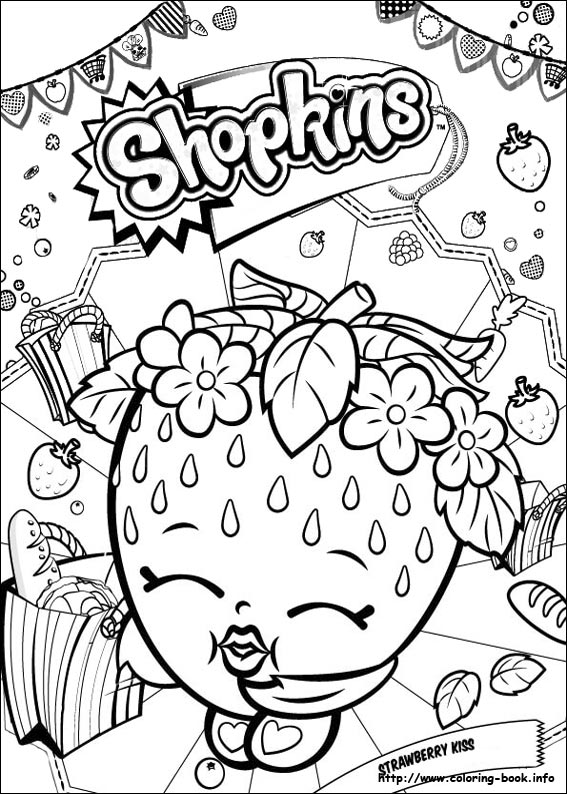 Shopkins coloring picture