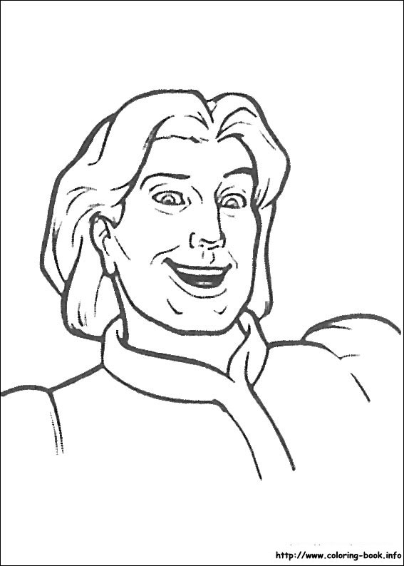 Shrek coloring picture