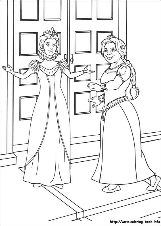 Shrek coloring picture