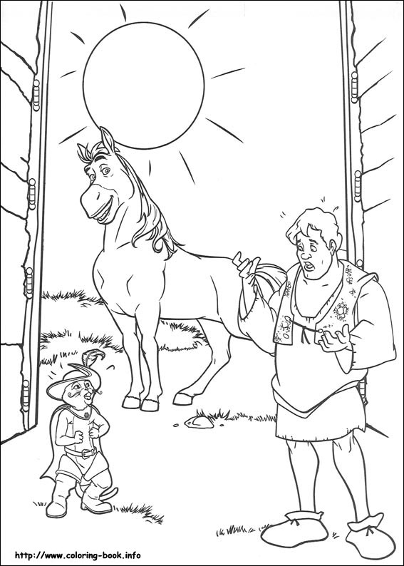 Shrek coloring picture