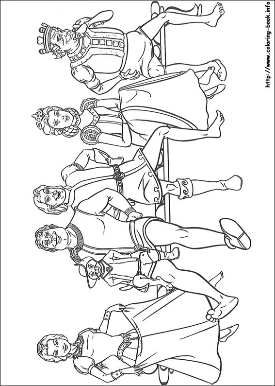 Shrek coloring picture