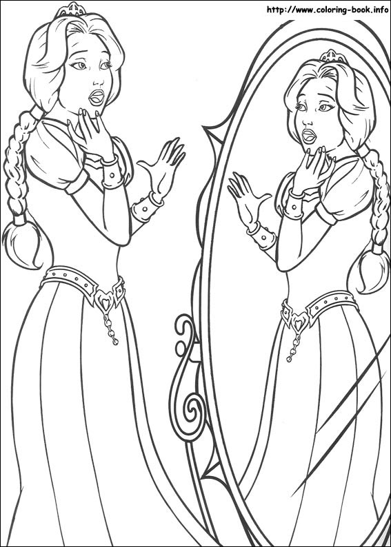 Shrek coloring picture