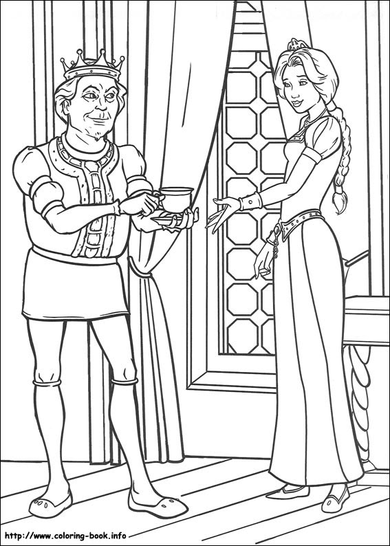 Shrek coloring picture