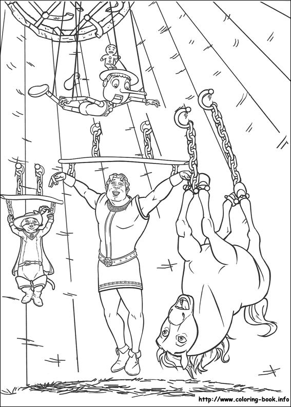 Shrek coloring picture