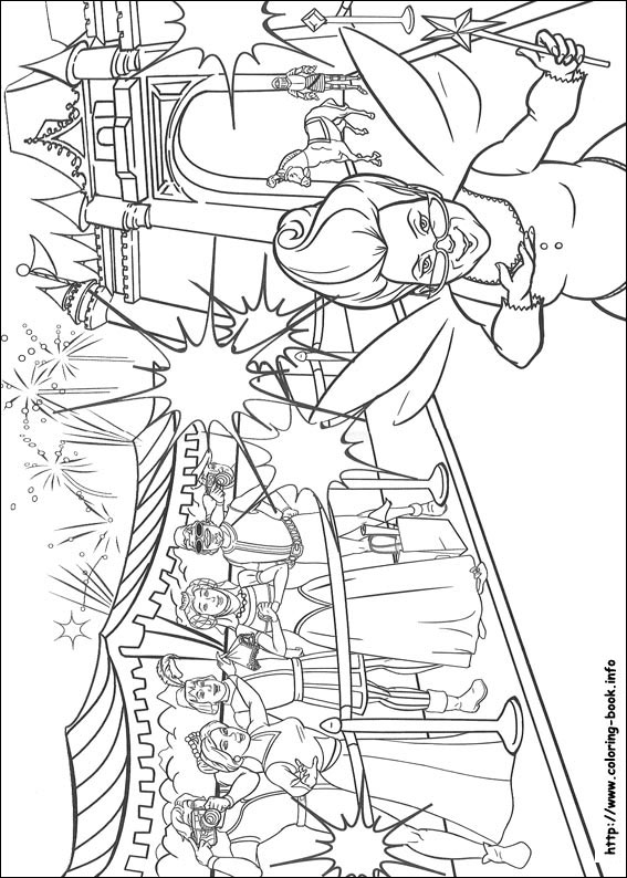 Shrek coloring picture