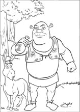 Shrek/Shrek 2 Printable Coloring Pages