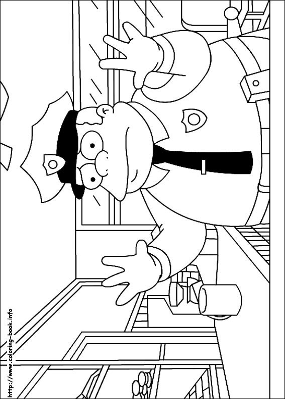 The Simpsons coloring picture