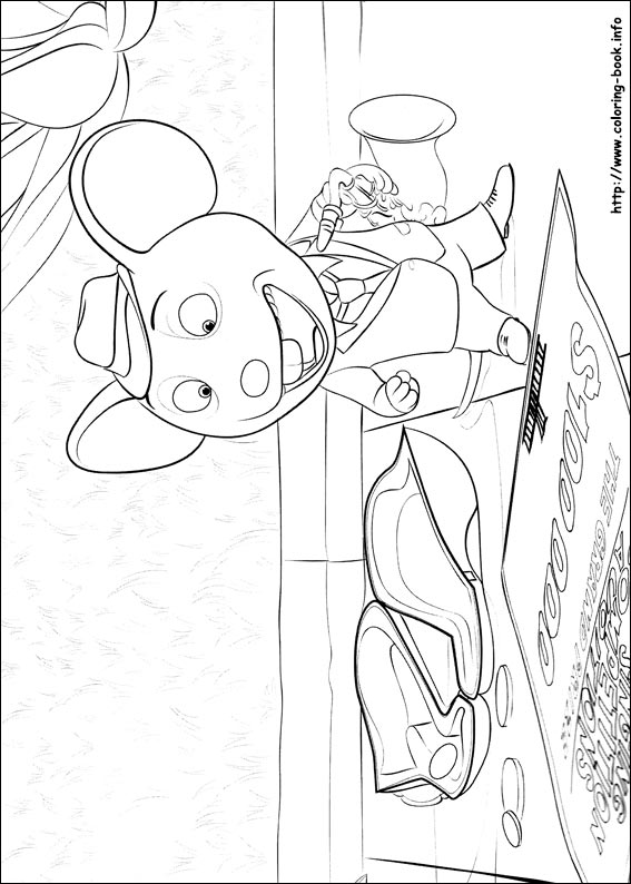 Sing coloring picture