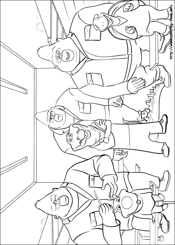 Sing coloring picture