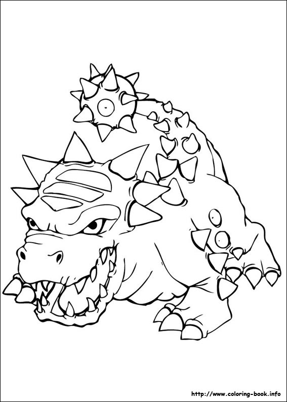 Skylanders coloring picture