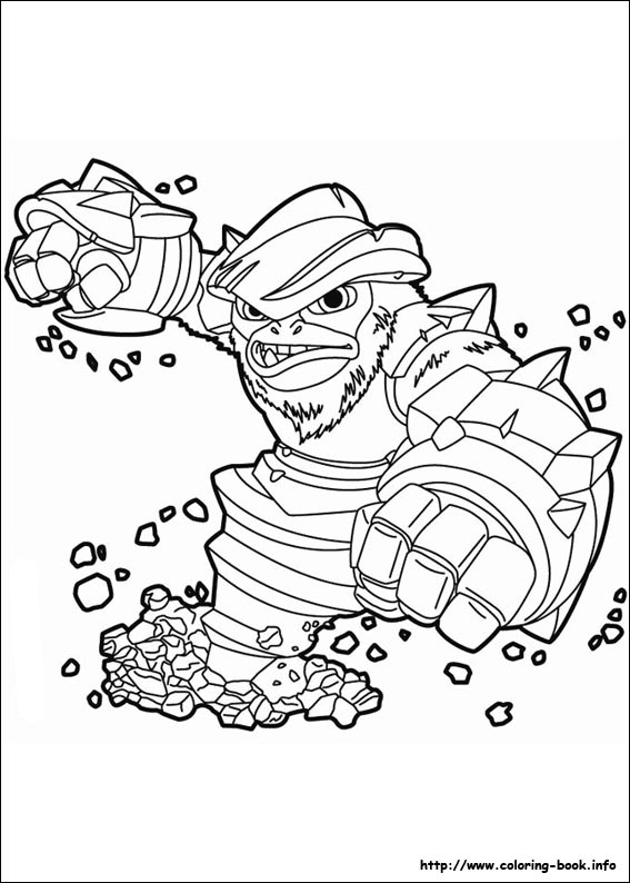 Skylanders coloring picture