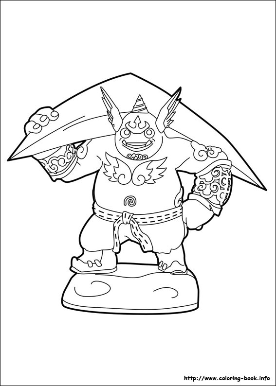 Skylanders coloring picture