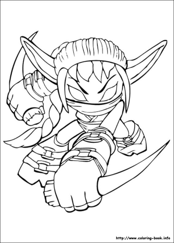 Skylanders coloring picture