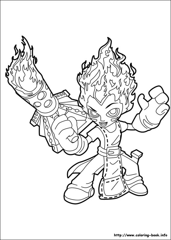 Skylanders coloring picture