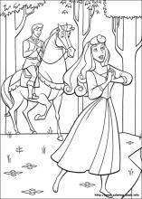 sleeping beauty coloring pages