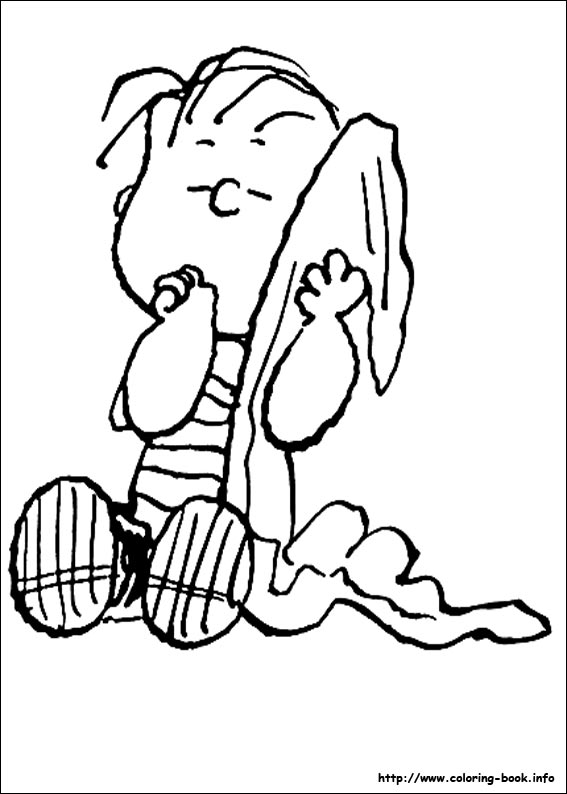 Snoopy coloring picture