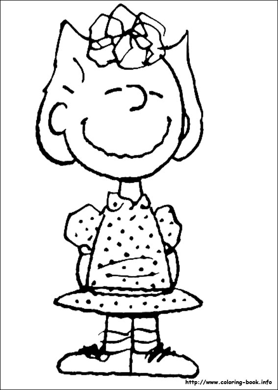 Snoopy coloring picture