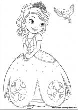 View Sofia Coloring Page PNG