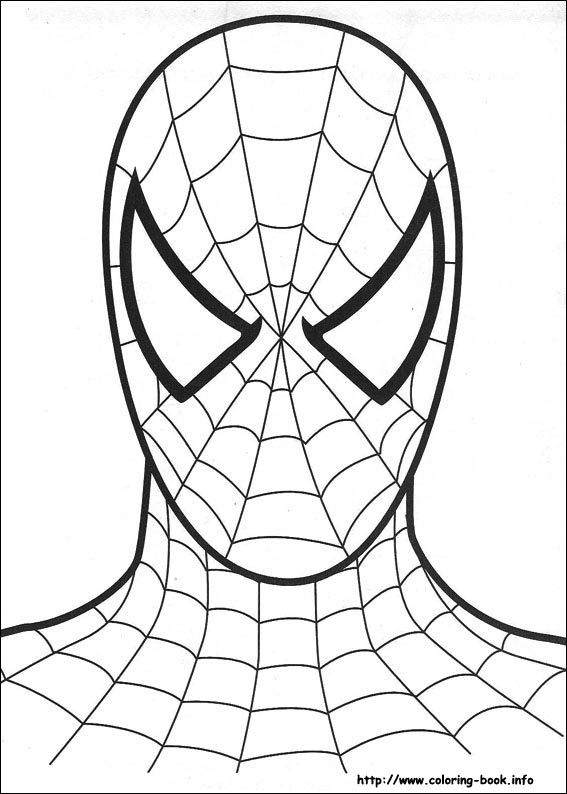 Spiderman coloring picture