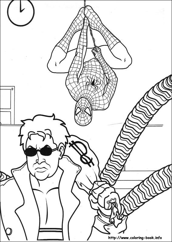 Spiderman coloring picture