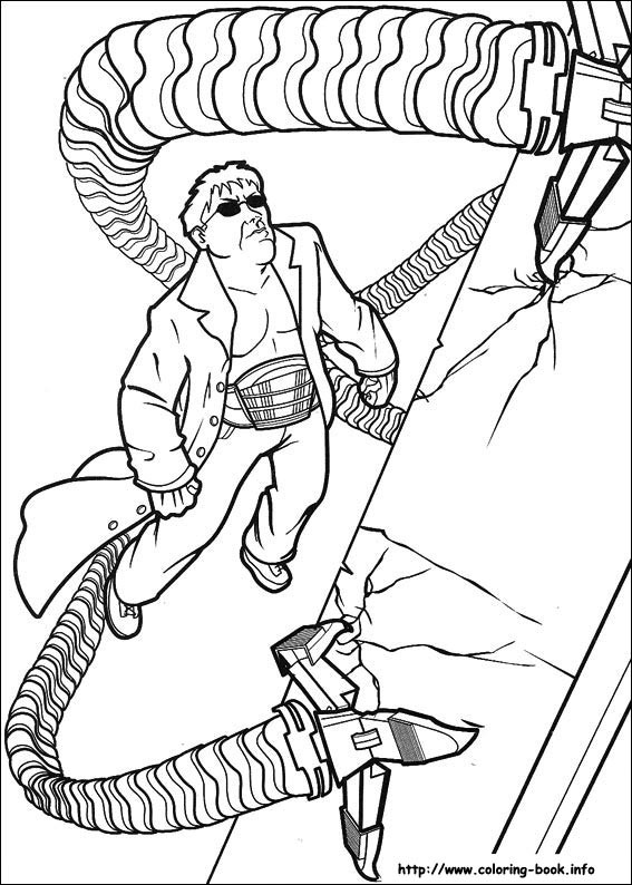 Spiderman coloring picture