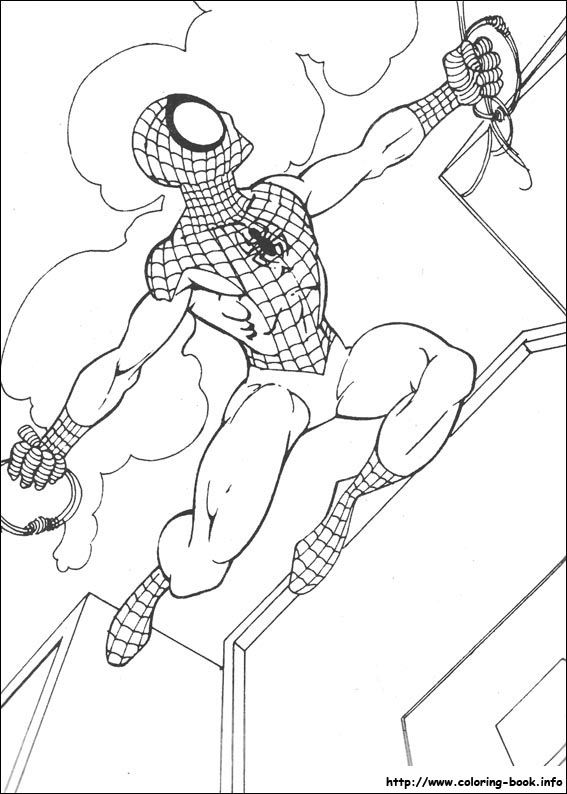 Spiderman coloring picture