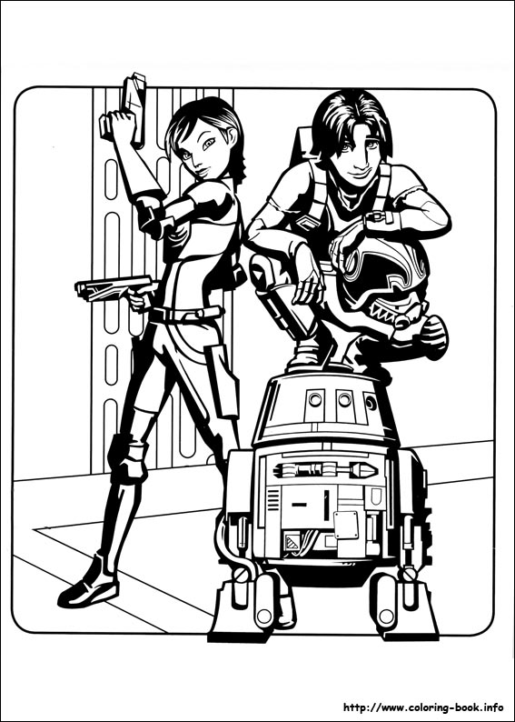 Star Wars Rebels coloring picture