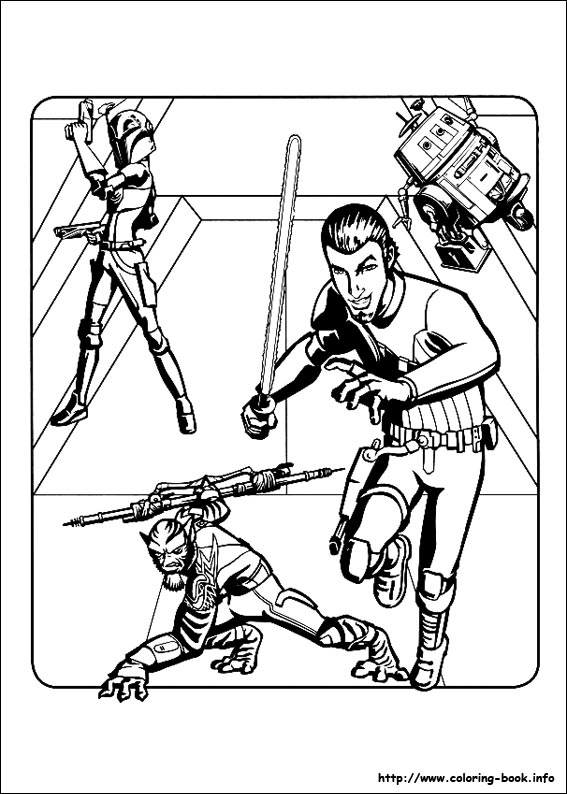 Star Wars Rebels coloring picture