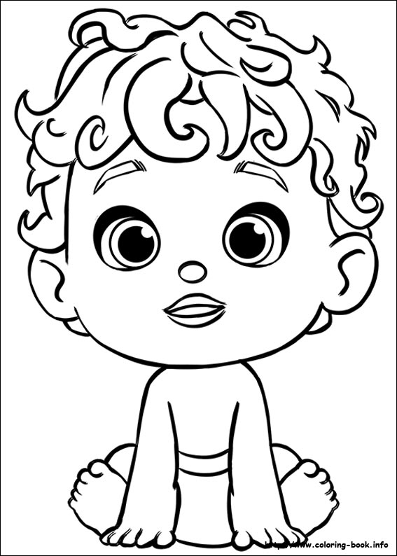 Storks coloring picture