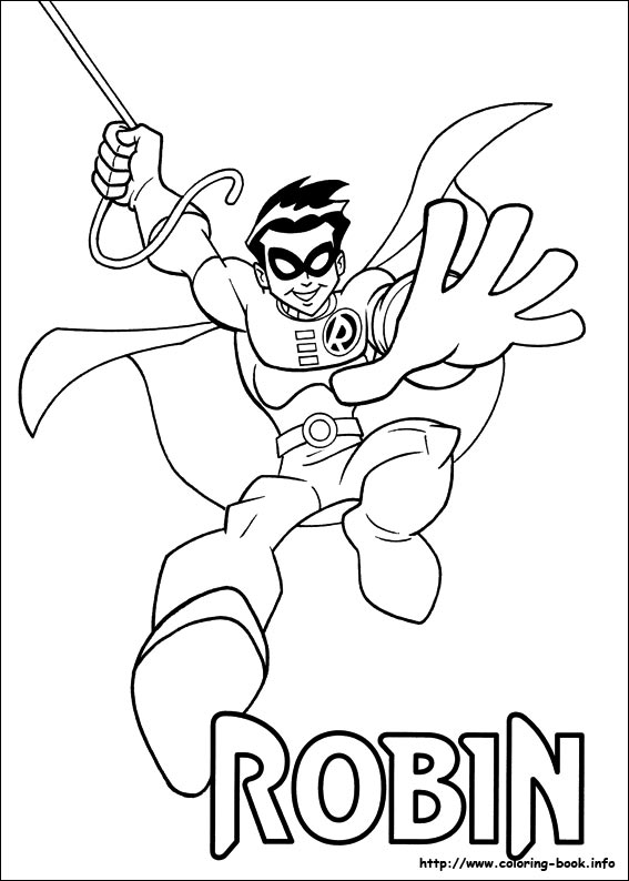 Super Friends coloring picture