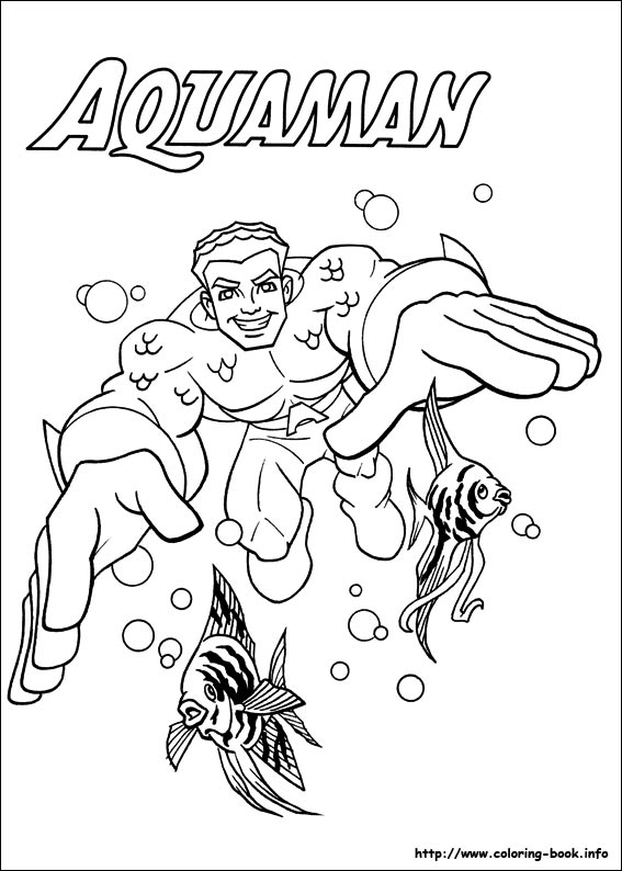 Super Friends coloring picture