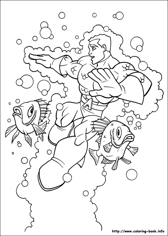 Super Friends coloring picture